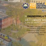 UET LAHORE CONTINUES TO CLIMB THE QS WORLD UNIVERSITIES RANKING