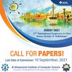 ICOSST 2021  – Call For Papers