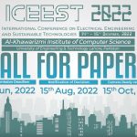 ICEEST 2022: CALL FOR PAPERS